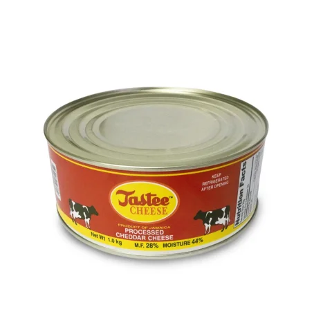 Tastee Canned Cheddar Cheese for Snacks 1 kg / 2.2 lb 3