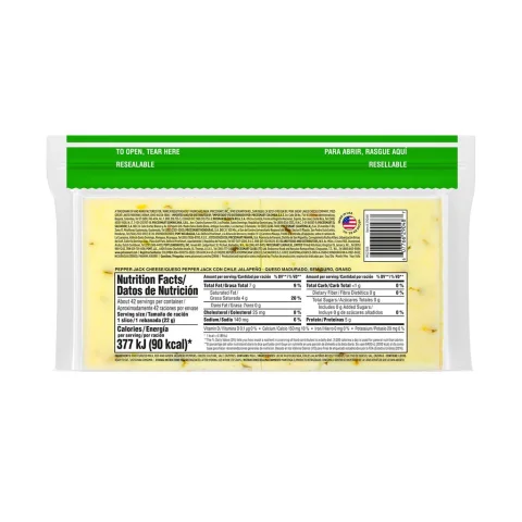Member's Selection Pepper Jack Cheese Sliced 907 g / 2 lb