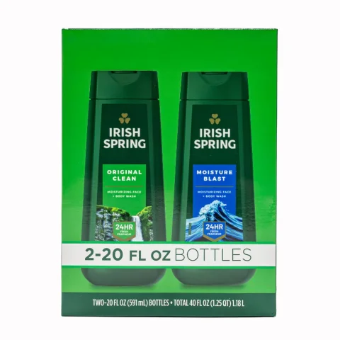 Irish Spring Assorted Hydrating Liquid Body Soap 2 Units / 591 mL / 20 oz