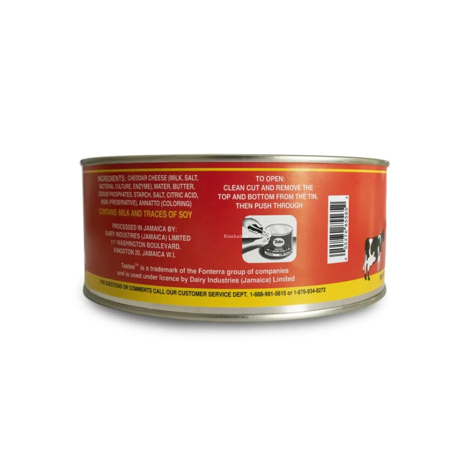 Tastee Canned Cheddar Cheese for Snacks 1 kg / 2.2 lb