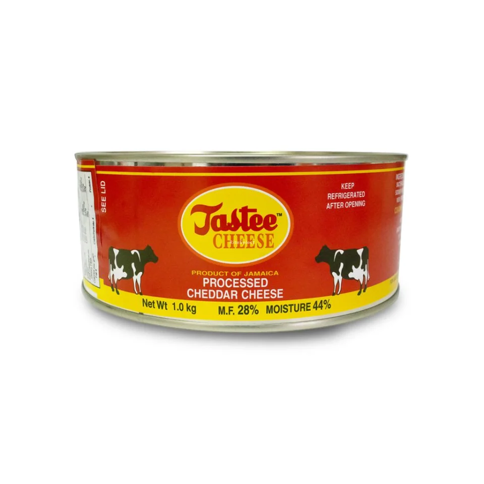 Tastee Canned Cheddar Cheese for Snacks 1 kg / 2.2 lb