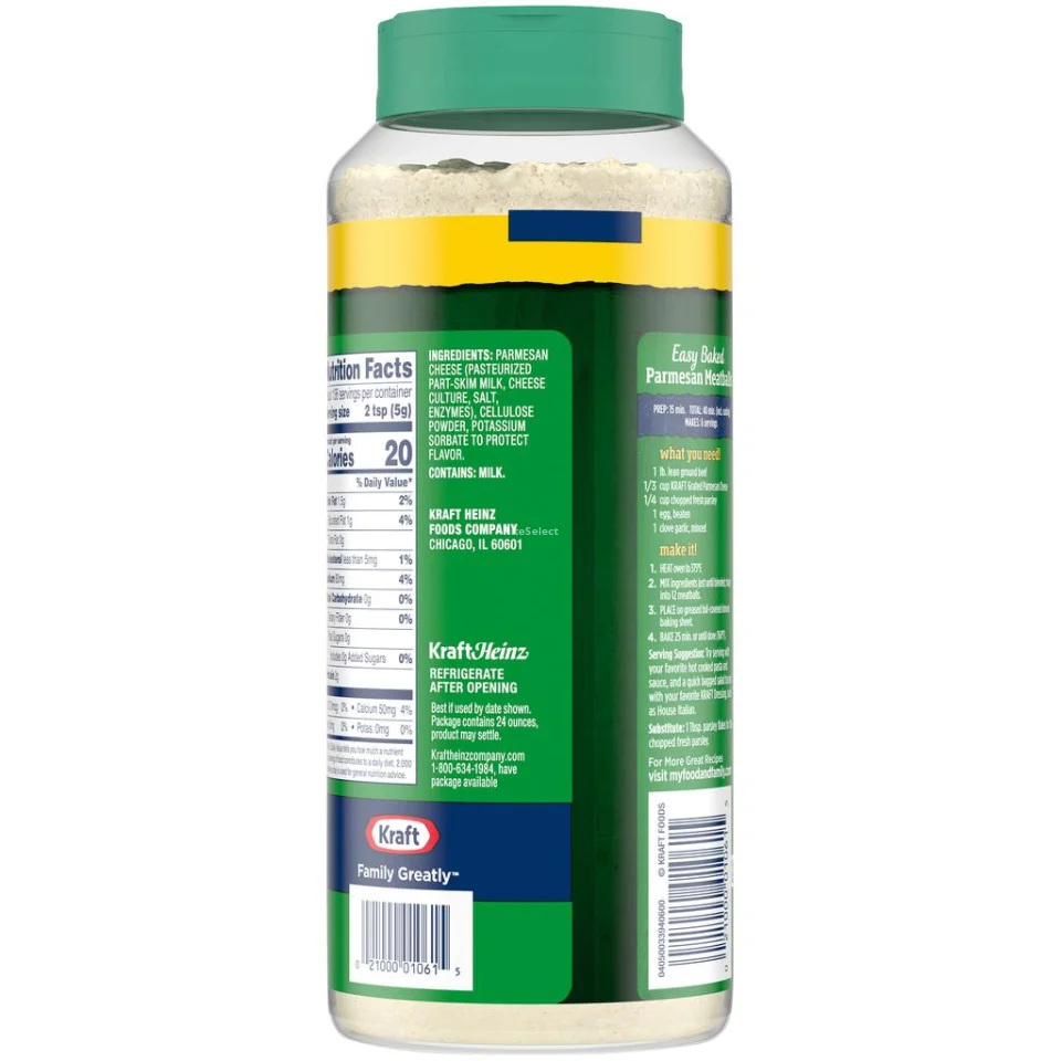 Kraft Parmesan Cheese 680 g / 24 oz