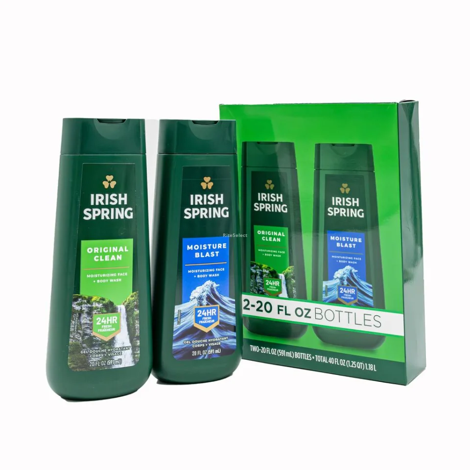 Irish Spring Assorted Hydrating Liquid Body Soap 2 Units / 591 mL / 20 oz