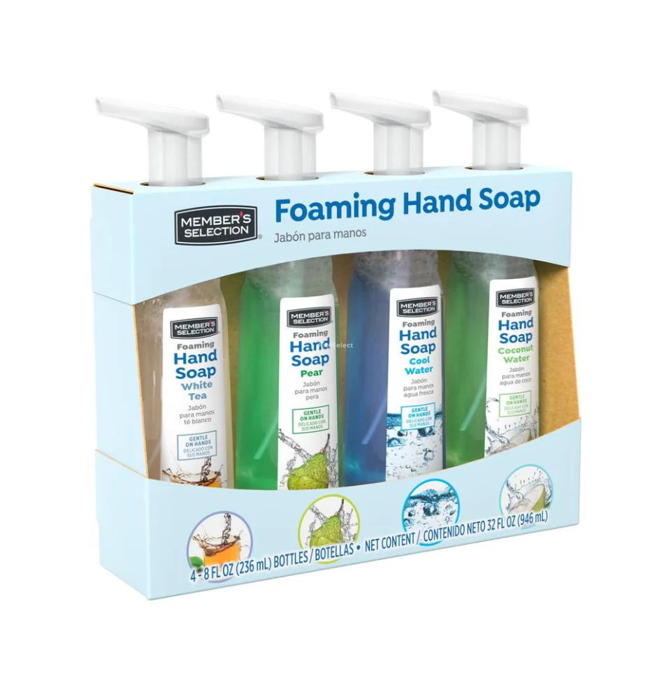Member's Selection Gentle and Foaming Hand Soap 4 Units / 236 mL / 8 oz