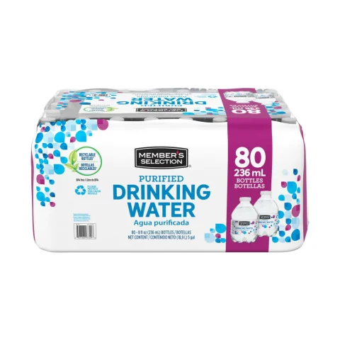 Member’s Selection Purified Water 80 Units / 236 mL / 8 oz