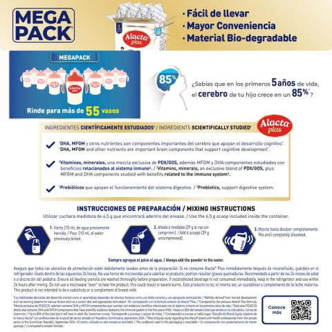 Alacta Plus Milk Powder Formula for Children 2.2 kg