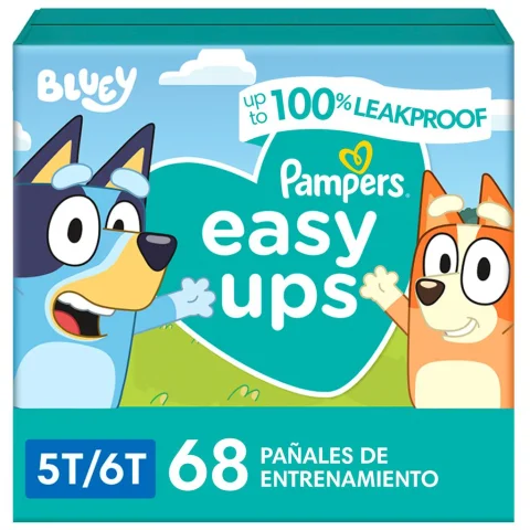 Pampers Easy Ups Training Diapers Size 5–6 / 68 Count