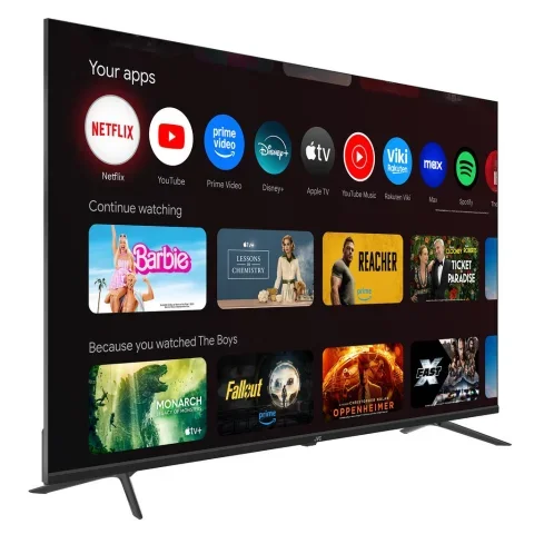 JVC 139.7 cm / 55” Inches Frameless TV Smart Google 4K UHD HD HDR LT-55KM548