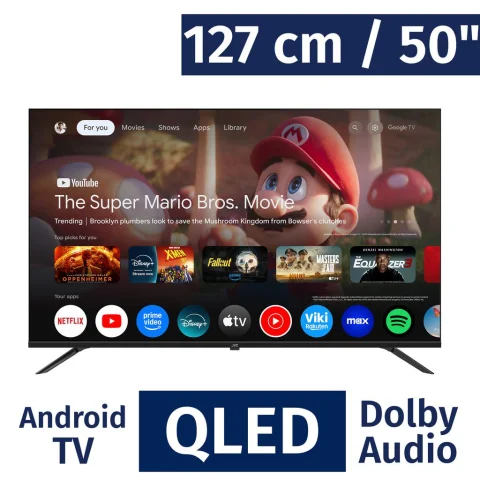 JVC 127 cm / 50" Inches Smart Android 4K UDH TV LT-50KM758