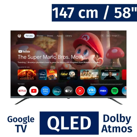 JVC 147 cm / 58" Inches Smart 4K QLED Pro Google TV LT-58KM858