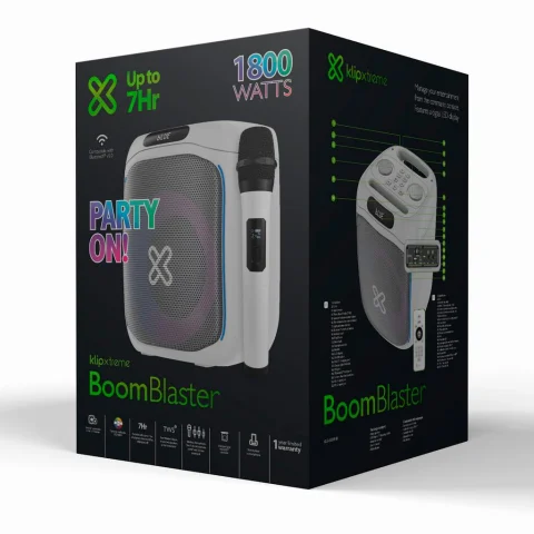 Klip Xtreme Portable Bluetooth Speaker with LED Lights