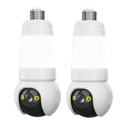 NexHT Smart Bulb with Security Camera 2 Units