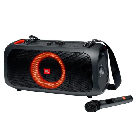 JBL PartyBox On The Go Portable Bluetooth Speaker with Microphone