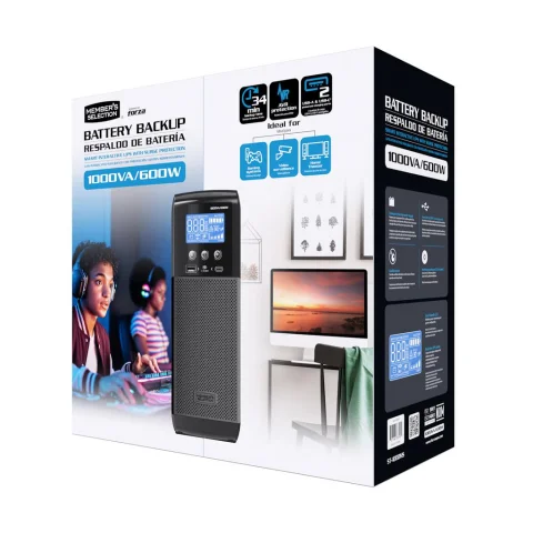 Member's Selection Smart Battery Backup UPS with Surge Protection 1 000 VA / 600 W ST-1000MS