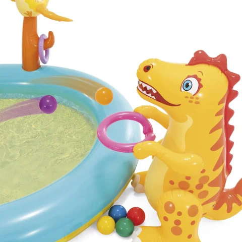 Intex Inflatable Dinoland Pool with Water Sprayer