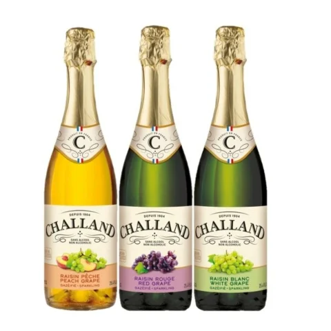 Challand Assorted Alcohol-Free Sparkling Wine 3 Units / 750 mL