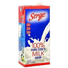 Serge Island Whole Milk 12 Units / 1 lt / 34 oz