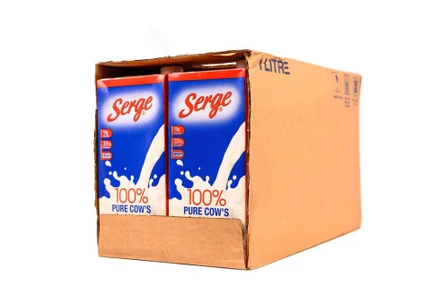 Serge Island Whole Milk 12 Units / 1 lt / 34 oz