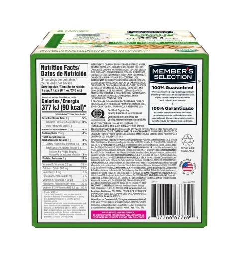 Member's Selection Soy Beverage 6 Units / 946 mL