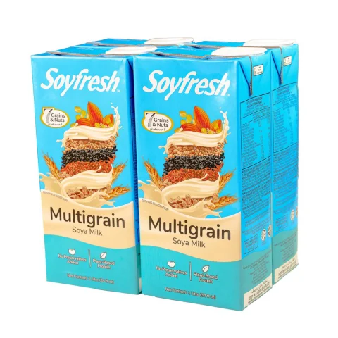 Soyfresh Multigrain Soy Milk 4 Units / 1 L /