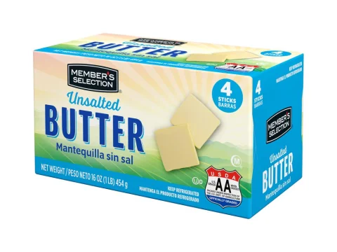 Member's Selection Unsalted Butter 2 Units / 454 g