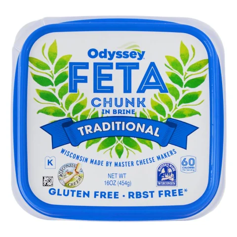Odyssey Feta Cheese in Brine 454 g