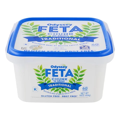 Odyssey Feta Cheese in Brine 454 g