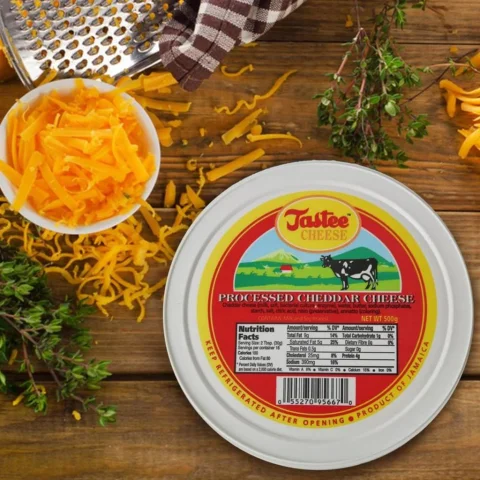 Tastee Authentic Jamaican Flavor Cheddar Cheese 500 g