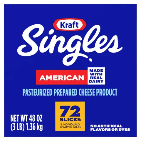 Kraft American Cheese Singles 1.36 kg