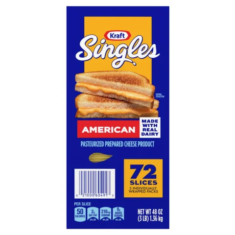 Kraft American Cheese Singles 1.36 kg