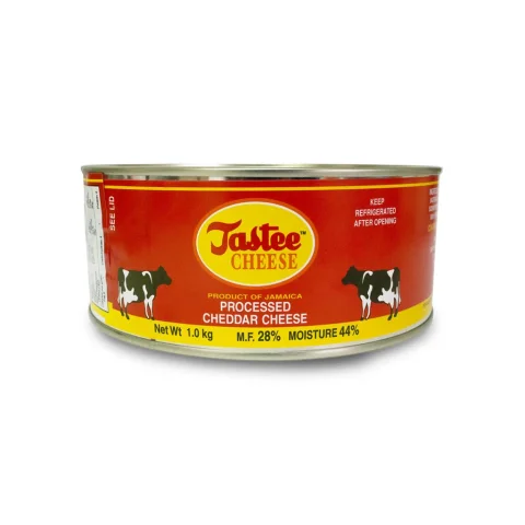Tastee Canned Cheddar Cheese for Snacks 1 kg