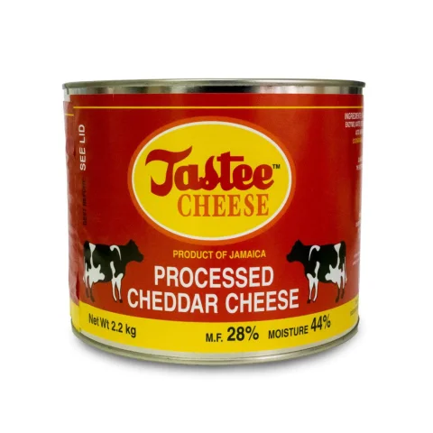Tastee Canned Cheddar Cheese for Snacks 2.27 kg
