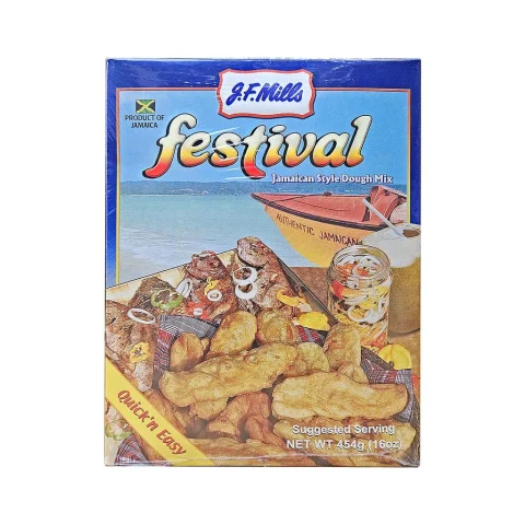 JF Mills Jamaican Festival Caribbean Fried Bread Mix 4 Units / 454 g