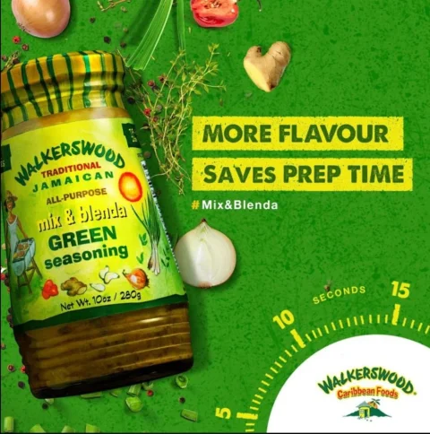 Walkerswood Mix and Blenda Green Seasoning 2 Units / 280 g