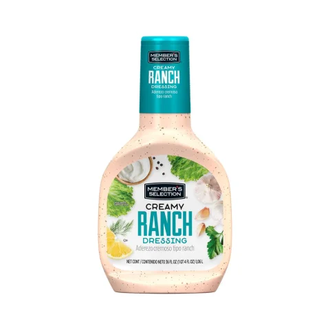 Member's Selection Creamy Ranch Dressing for Salads and Recipes 1.06 L