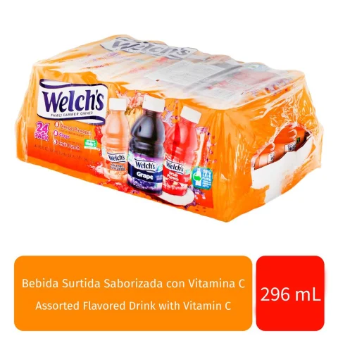 Welch's Assorted Flavored Juices 24 Units / 296 mL