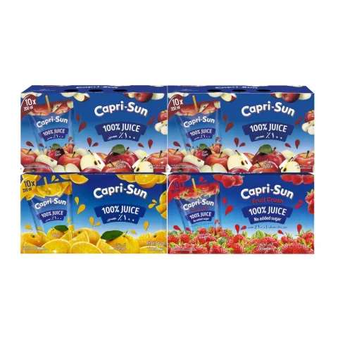 Capri-Sun 100% Natural Juices Variety 40 Units / 200 mL