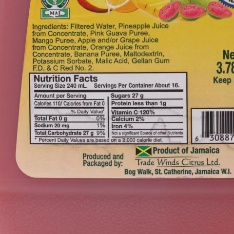 Tru Juice Fruit Punch 3.78 L