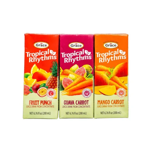 Tropical Rhythms Assorted Flavor Juices 24 Units / 200 mL