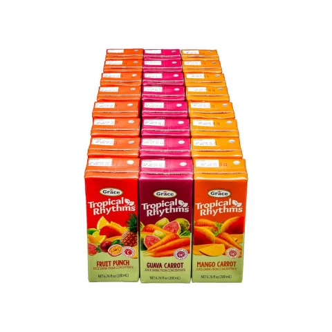 Tropical Rhythms Assorted Flavor Juices 24 Units / 200 mL