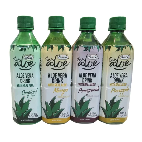 Grace Aloe Vera Drink Assorted Flavors 4 Units / 500 mL