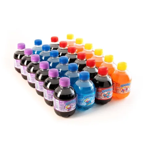Chubby Carbonated Drink with Assorted Flavors 24 Units / 250 mL