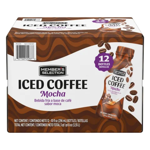 Member's Selection Iced Coffee Mocha Drink 12 Units / 296 mL