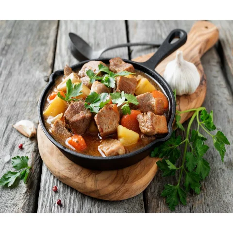 Golden Park's Fresh Goat Bone In Cubes Bag 1 kg / 2.2 lb