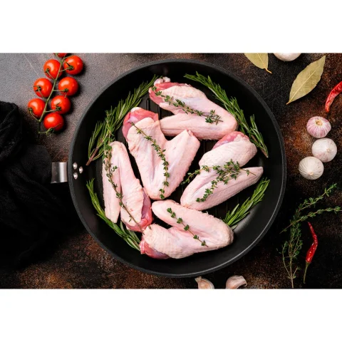 Sliced Smoked Turkey Wings Frozen Tray