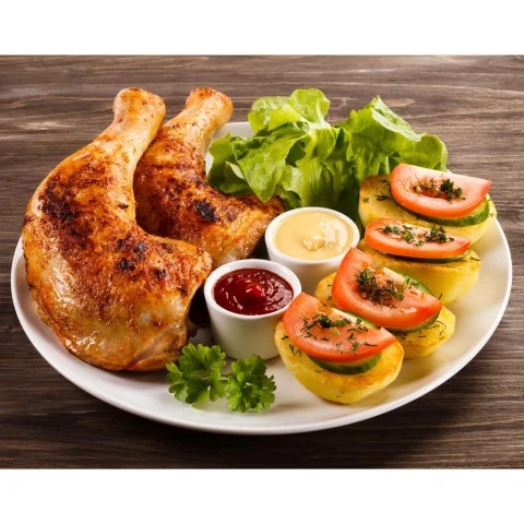 Best Dressed Frozen Chicken Leg Quarters Bag 2.25 kg / 5 lb