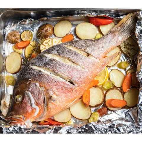 Rainforest Frozen Red Snapper Case 4.5 kg / 10 lb