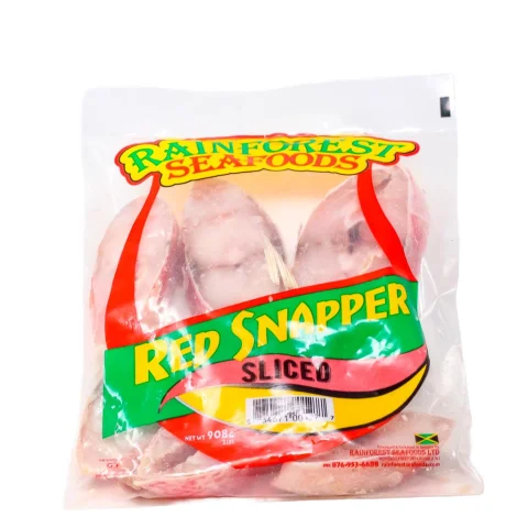 Rainforest Frozen Red Snapper Steak Bag 908 g / 2 lb