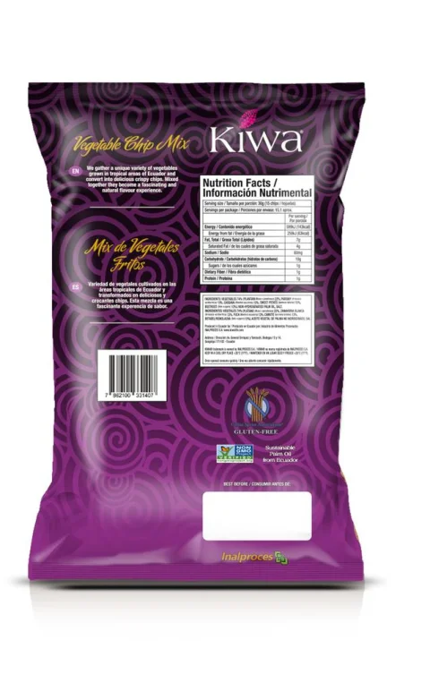 KIWA Organic Vegetable Chip Mix 453 g