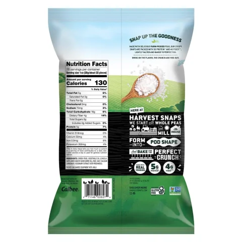 Calbee Snacks Lightly Salted Baked Pea Crisps 567 g